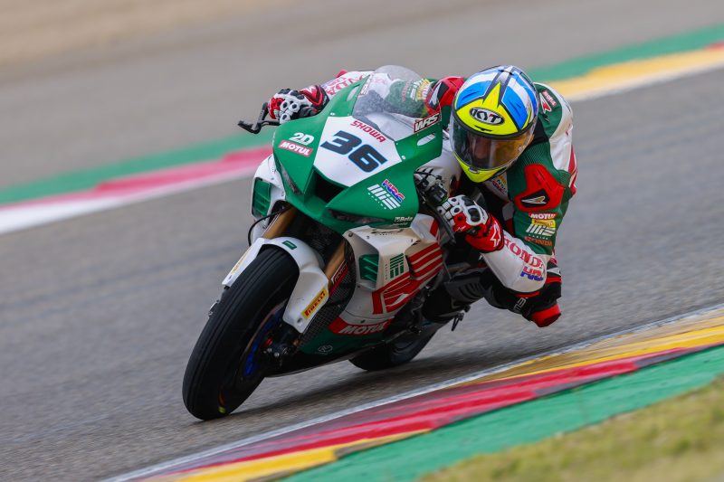 Double eighteenth place for MIE Racing Honda Team in mixed conditions at Aragón