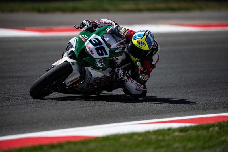 An unlucky end to race 1 for Mercado at Navarra after positive qualifying
